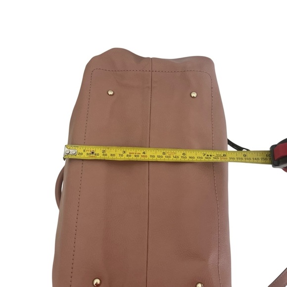 Guess large handbag crossbody NWOT pink mauve women’s purse pockets long strap - Picture 9 of 16